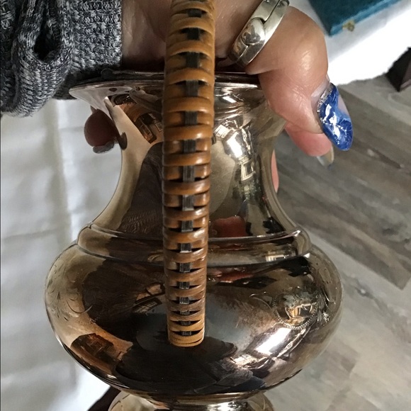 Vintage silver plate over copper nice little jug - Picture 4 of 5